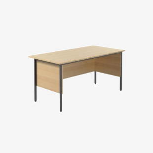 5 Star Modara Rectangular Desk 1500x750x730mm Oak KF838370 KF838370