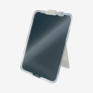 Leitz Cosy Glass Drywipe Desktop Easel Whiteboard Velvet Grey 39470089 LZ12489