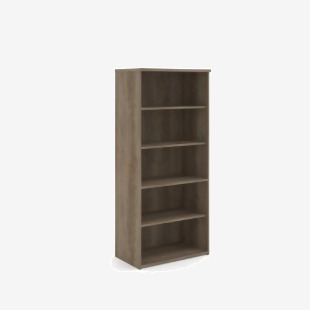 Universal bookcase 1790mm high with 4 shelves - Nebraska Oak R1790NO