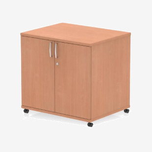 Impulse 600mm Deep Mobile Cupboard Beech I006528