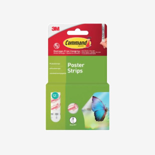 Command Poster Strips (Pack of 12) 7100336670 3M17539