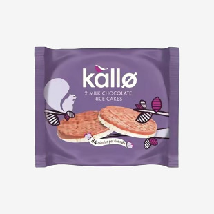 Kallo 2 Milk Chocolate Rice Cakes 33g (Pack of 30) 133915 BRK14648