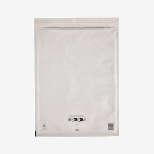 Sealed Air Bubble Lined Postal Bag White 350x470mm MLW K7 (Pack of 50) 103005505 MQ02010