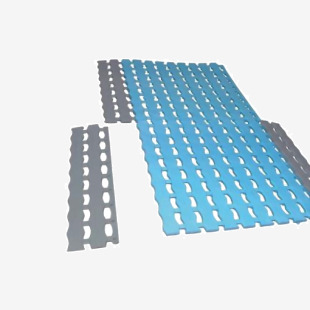Ramp Edge For Anti Slip Leisure Tile - Herontile Edge 33Cm Grey 374637