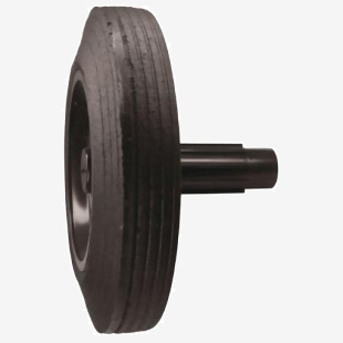 Wheelie Bin Wheel - SteelRubber Wxdxh: 45 X 200 X 200 382018