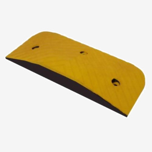 75mm High Speed Bump End Cap Yellow 397075