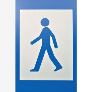 Walking Man Stencil (190 X 300mm) 419022