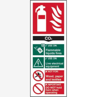Fire Extinguisher: Co2 - Sav (82 X 202mm) 419493