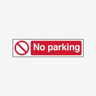 No Parking - Sapp (200 X 50mm) 422166