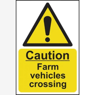 Caution Farm Vehiclescrossing - Sav (200 X 300 Mm) 423129