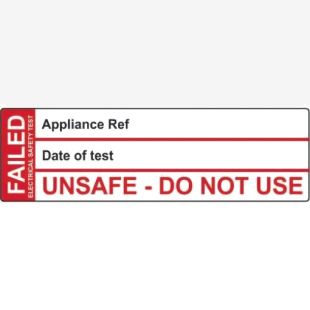 Fail Test Label - 50 Roll Sav (50 X 15mm) 423563
