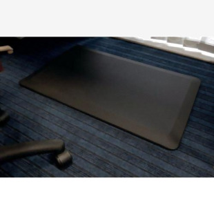 Anti-Fatigue SitStand Pvc Foam Mat, 830 X 510 X 15mm, Black 425380