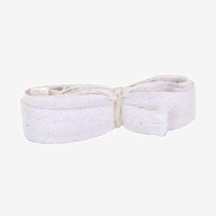 Tan Colored Strong Cotton Tie 12mm X 2M, Used To Secure The Neck And Back Of Multiple Aprons. 428696