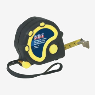 Rubber Tape Measure 5M(16Ft) X 19mm - MetricImperial 428856