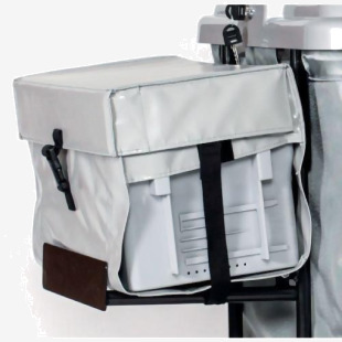 Fold-Box, Bag Made Of Pvc Tarp (Grey) To Fit On A Trolley As An Additional Bag 428954