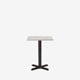 Phoenix Black Dining And 700mm Square Concrete Mfc Top 432610