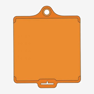 Assettag Flex Medium - Orange Plain No Print (Pack Of 10) 433460