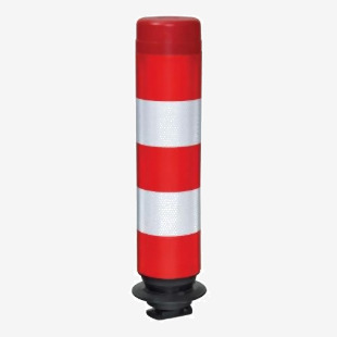 Traffic-Line Flexible Post Off-Highway - 460mmh - Reflective Sleeve - RedWhite - No Base 435605
