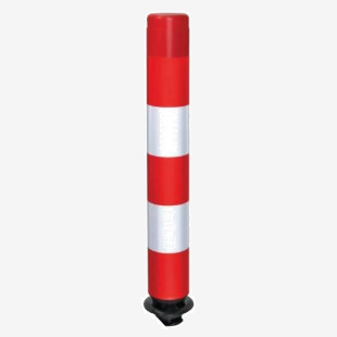 Traffic-Line Flexible Post Off-Highway - 760mmh - Reflective Sleeve - RedWhite - No Base 435607