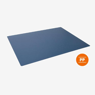 Durable Desk Mat Contoured 65x50cm Blue 713307