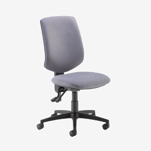 Tegan fabric PCB operator chair with no arms - made to order TGF10-000