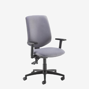 Tegan fabric PCB operator chair with 2D arms - made to order TGF11-000