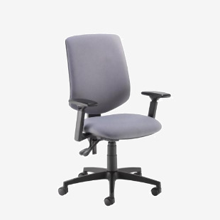 Tegan fabric PCB operator chair with 3D arms - made to order TGF12-000