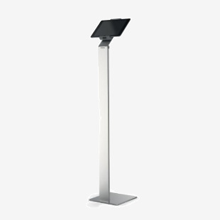 Durable Floor Tablet Stand 270x270x1215mm Silver 893223 DB97964