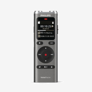 Philips DVT2075 VoiceTracer Audio Recorder with Sembly Speech-to-Text Cloud Software Trial DVT20750 PH00698