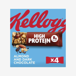Kelloggs High Protein Almond and Dark Chocolate Snack Bars 35g (Pack of 16) 7100784000 KEL00784