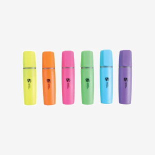 5 Star Highlighter Set Recycled Content Bright Assorted (Pack of 10) FS667988 FS667988