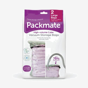Packmate Large Volume Vacuum Storage Bags (Pack of 2) C40407-GRE PKM13455