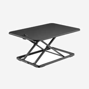 Contour Ergonomics Ultra Slim SitStand Desk Converter Workstation Black CE10179 CE10179