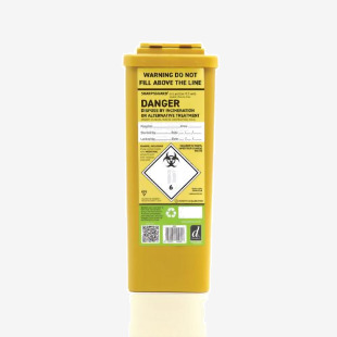 Wallace Cameron Sharps Disposal Container 0.5L 51064 WAC80284