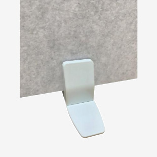 VOW 5 Star Surface Moveable Mount Desktop PET Clamps x 2 White KF70131 KF70131