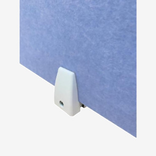 VOW Serrion Desk Edge Clamp Screen Holder for Single PET Desk Mounted Screen White KF70127 KF70127