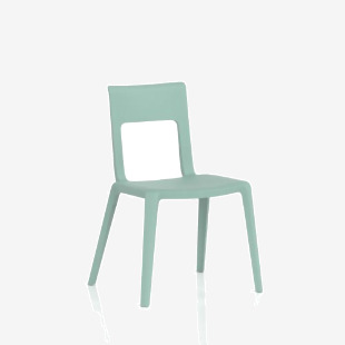 Nest Edge Stacking Cafe & Bistro Chair Green BR000337