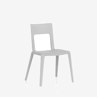 Nest Edge Stacking Cafe & Bistro Chair Grey BR000336