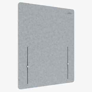 Modular, height adjustable personal desk screen. Create a calm, more focused workspace. 60x70cm privacy panel-reduce visual distractionsdampen noise. 61220085