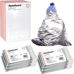 Safety First Aid HypaGuard Foil Blanket Pack of 6 Q2023T