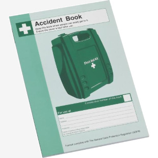 Safety First Aid Accident Book A5 Q3202