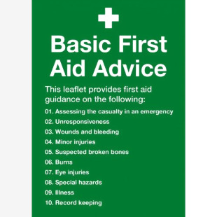 Safety First Aid First Aid Guidance Leaflet Q2191