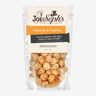 Joe & Seph’s Cheddar & Truffle Gourmet Popcorn Pouch 65G Pack of 14