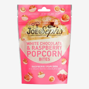 Joe & Seph’S White Chocolate & Raspberry Popcorn Bites 63G Pack of 14