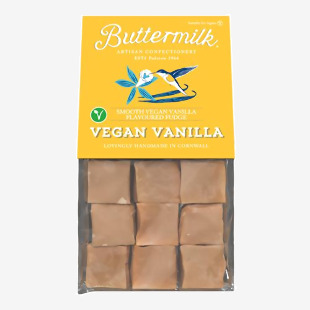 Buttermilk Vanilla Vegan Fudge 175g Pack of 16