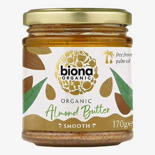 Biona Organic Almond Butter Smooth 170g Pack of 6