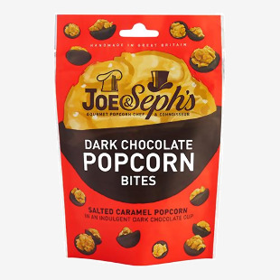 Joe & Seph’s Dark Chocolate Popcorn Bites 63G Pack of 14