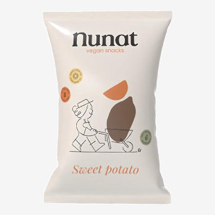 Nunat Sweet Potato Vegan Snacks 90g Pack of 21