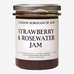 London Borough of Jam Strawberry & Rosewater Jam 220g Pack of 6
