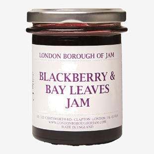 London Borough of Jam Blackberry & Bay Leaves Jam 220g Pack of 6